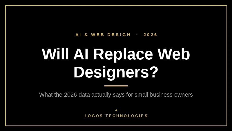 AI versus human web designer in 2026 showing where AI tools help and where hand-coded design still wins