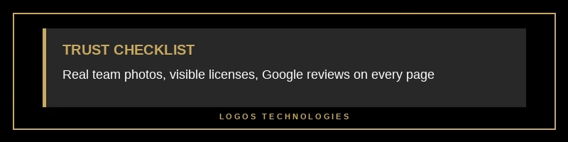 Trust signals that drive HVAC conversions