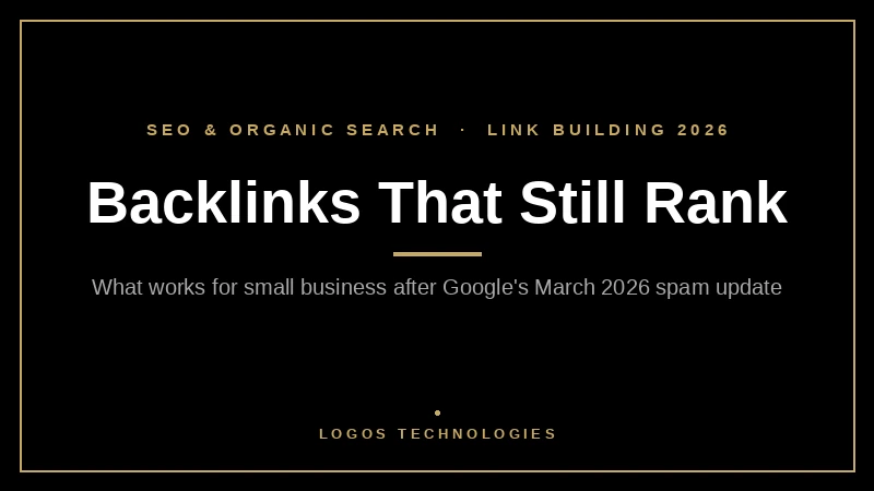 Link building for small business 2026 — earning quality backlinks after Google's March spam update