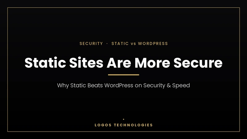 Static website security compared to WordPress vulnerability statistics in 2026