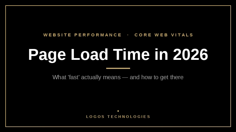 Stopwatch and gauge illustration representing fast page load time performance